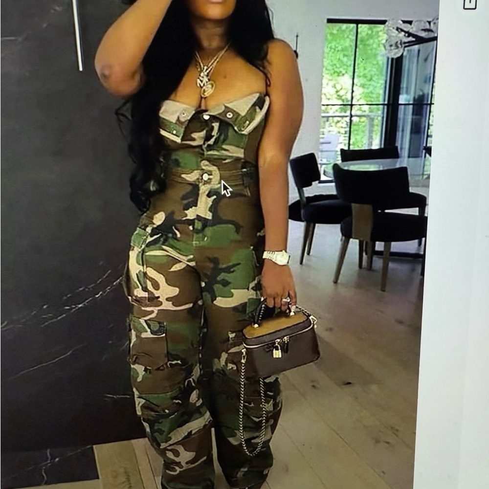 Camouflage Jumpsuit for Women